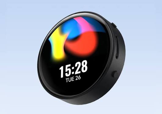 NotNow Light showing a colorful abstract watchface