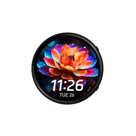 NotNow Light showing a lotus flower watchface